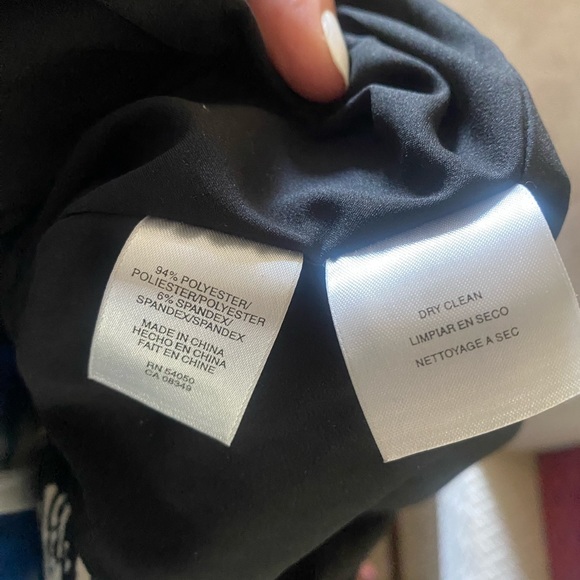 Nine West Sleeveless black and white Stretch Lined Midi Dress size 4 - Picture 7 of 9